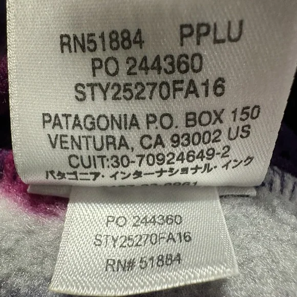 Patagonia Synchilla Lightweight Full zip Snap-T Hooded Jacket MED Pine Patch - Picture 8 of 8